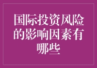 面对国际投资挑战：揭秘影响风险的那些关键因素